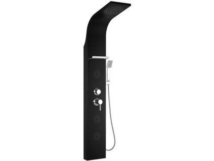 MEXEN - Borg sprchový panel, černý 7615-03-70