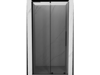 MEXEN/S - Velar L posuvné sprchové dveře 110, grafit, černá 871-110-003-41-70