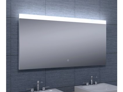 Zrcadlo s LED osvětlením a nastavitelnou teplotou světla, 1200x600x30mm