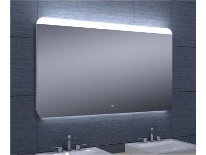 Zrcadlo s LED osvětlením a dotykovým spínačem, 1200x700x30mm