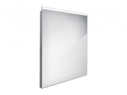 Zrcadlo s LED osvětlením v horní části, rozměr: 600x700 mm (nimZP-8002)
