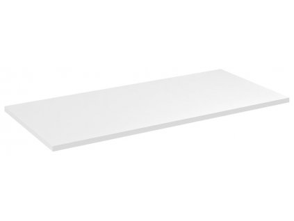 CIRASA deska DTDL 81x1,8x46,5cm, bílá lesk