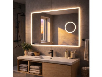 Zrcadlo Aura Focus nastavitelne osvetleni