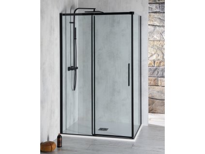 ALTIS LINE BLACK obdélníkový sprchový kout 1500x800 mm, L/P varianta