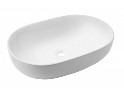 INVENA - Oval umyvadlo na desku 60 cm TEJA CE-09-001-C