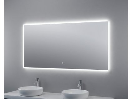 Zrcadlo s LED osvětlením, 1800 x 1200 x 30 mm, nastavitelná teplota barvy světla