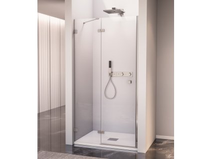 FORTIS EDGE sprchové dveře do niky 1000mm, čiré sklo, levé