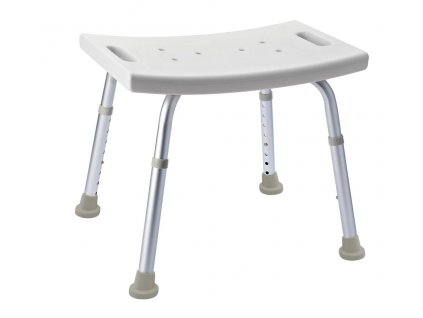 HANDICAP stolička, nastavitelná výška, bílá