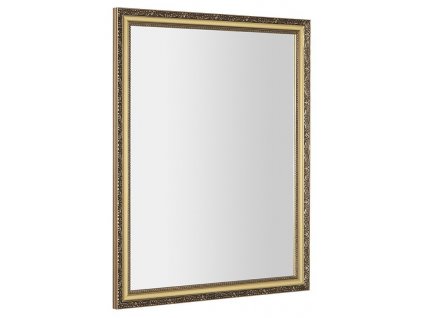 BOHEMIA zrcadlo v dřevěném rámu 686x886mm, zlatá