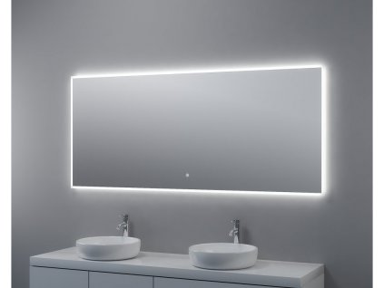 Zrcadlo s LED osvětlením, 1600 x 700 x 30 mm, nastavitelná teplota barvy světla