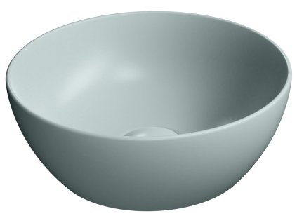 PURA keramické umývátko na desku, průměr 32cm, ghiaccio mat  + slevový kód