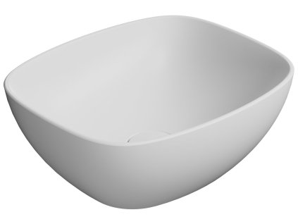 NUBES keramické umyvadlo na desku 40x35cm, bílá mat  + slevový kód