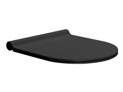 PURA/KUBE X sedátko, SLIM, Soft Close, duroplast, černá mat