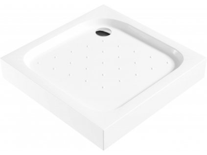DEANTE - Funkia bílá - Akrylátová sprchová vanička, čtvercová, 80x80 cm KTC_042B