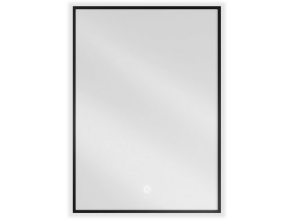 MEXEN - Erma zrcadlo s osvětlením 50 x 70 cm, LED 6000K, černý rám 9814-050-070-611-70