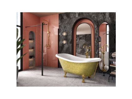 volne stojici vana otylia glam zlata