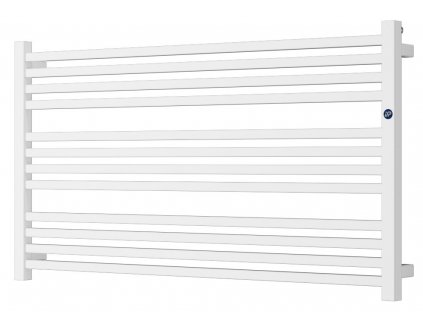 Koupelnový radiátor STICK LEVEL bílá barva, Bílá, Středové 50 mm, 1000 × 555 mm, výkon 554 W