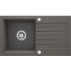 DEANTE - Zorba antracit metalic - Granitový dřez s odkapávačem ZQZ_T113