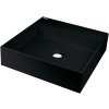 DEANTE - Correo nero Granit umyvadlo na desku - 400x400 mm CQR_NU4S