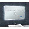 LED zrcadlo SMART 100x65 cm, bluetooth, hodiny, datum, teplota, reproduktor, funkce proti zamlžování