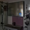 LED zrcadlo SMART 100x65 cm, bluetooth, hodiny, datum, teplota, reproduktor, funkce proti zamlžování