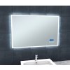 LED zrcadlo SMART 100x65 cm, bluetooth, hodiny, datum, teplota, reproduktor, funkce proti zamlžování