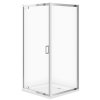 CERSANIT - Sprchový kout ARTECO čtverec 90x190, kyvný, čiré sklo S157-010