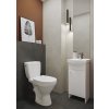 CERSANIT - WC KOMBI 695 CERSANIA SIMPLEON 010 3/6L+DUROPLAST SEDÁTKO SOFTCLOSE K11-2337