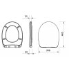 CERSANIT - WC KOMBI 695 CERSANIA SIMPLEON 010 3/6L+DUROPLAST SEDÁTKO SOFTCLOSE K11-2337
