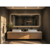 LED Zrcadlo BASIC 150x70 cm s funkcí proti zamlžování