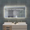Zrcadlo 130 x 70 cm, s LED osvětlením a funkcí proti zamlžování