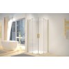 REA - Sprchová kabina Montana Double Gold Brush 80x100 REA-K6635