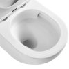 Závěsné WC Rimless Vortex se sedátkem s pomalým zavíráním, bílá