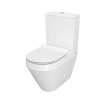 CERSANIT - WC KOMBI CREA CLEANON 011/020 OVAL, NÁDRŽKA 011 3/5, SEDÁTKO DUR SLIM WO LW ONE  K114-023-S-SET
