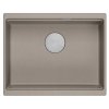 Quadron - Granitový dřez Logan 100 Beige Ocel HQJ6045U4_BS_U  DOPRAVA ZDARMA