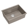Quadron - Granitový dřez Logan 100 Beige Ocel HQJ6045U4_BS_U  DOPRAVA ZDARMA