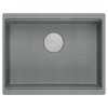 Quadron - Granitový dřez Logan 100 Grey Metallic Ocel HQJ6045U5_BS_U  DOPRAVA ZDARMA
