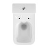 CERSANIT - WC KOMBI CREA CLEANON 010/020 ČTVEREC, NÁDRŽKA 010 3/5, SEDÁTKO DUR SLIM WO LW ONE K114-022-B-SET