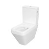 CERSANIT - WC KOMBI CREA CLEANON 010/020 ČTVEREC, NÁDRŽKA 010 3/5, SEDÁTKO DUR SLIM WO LW ONE K114-022-B-SET