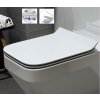 CERSANIT - WC KOMBI CREA CLEANON 010/020 ČTVEREC, NÁDRŽKA 010 3/5, SEDÁTKO DUR SLIM WO LW ONE K114-022-B-SET