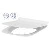 CERSANIT - WC KOMBI CREA CLEANON 010/020 ČTVEREC, NÁDRŽKA 010 3/5, SEDÁTKO DUR SLIM WO LW ONE K114-022-B-SET