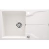 DEANTE - Andante flush alabaster - Granitový dřez s odkapávačem - zápustný ZQN_A11F  DOPRAVA ZDARMA