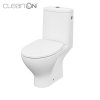 CERSANIT - WC KOMBI MODUO 666  010 3/5 CLEAN ON, SEDÁTKO SLIM WRAP DUROPLAST-SOFT CLOSE K116-024