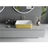 MEXEN - Catia umyvadlo na desku 48 x 37, bílá/zlatá vzor 21314808