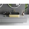 MEXEN - Catia umyvadlo na desku 48 x 37, černá mat/zlatá vzor 21314877