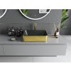 MEXEN - Catia umyvadlo na desku 48 x 37, černá mat/zlatá vzor 21314878