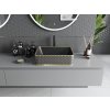 MEXEN - Catia umyvadlo na desku 48 x 37, černá mat/zlatá vzor 21314879