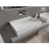 MEXEN - Ava umyvadlo na desku litý mramor B/O 70 x 46, bílá 23017000