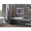 MEXEN - Onyx zrcadlo s osvětlením s kosmetickým zrcátkem 80 x 60, LED 600 9813-080-060-611-00