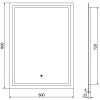 MEXEN - Miko zrcadlo s osvětlením 60 x 80, LED 600 9819-060-080-611-00